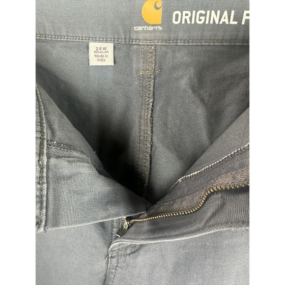 Carhartt Coal Loose Fit Crawford Rugged Flex Pants 102080 011 Women's Size 24W - Picture 7 of 12
